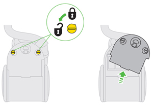 diagram showing how to remove post filter lid