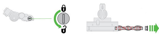 diagram showing how to remove the brushbar